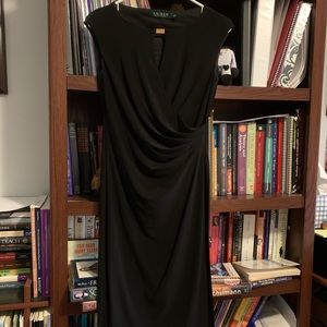 Lauren Ralph Lauren keyhole wrap dress